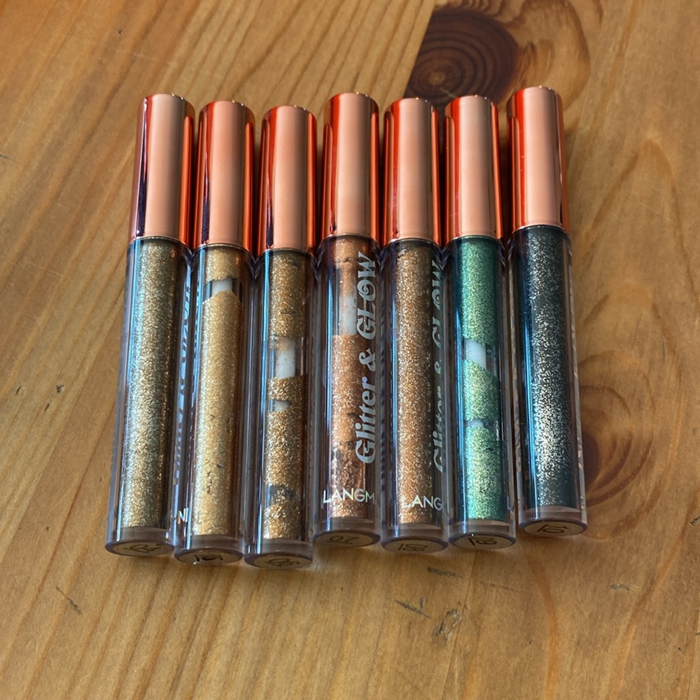7pc Glitter & Glow Liquid Eyeshadow